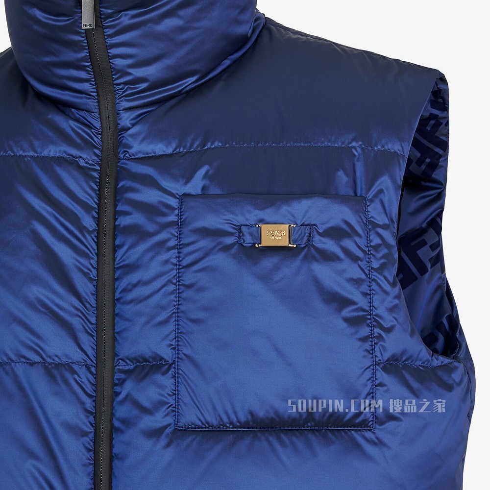 背心 蓝色尼龙背心