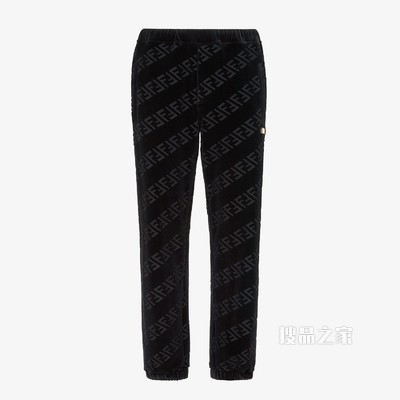 长裤 黑色天鹅绒长裤