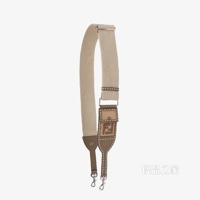 STRAP YOU 米色和灰色丝带肩带