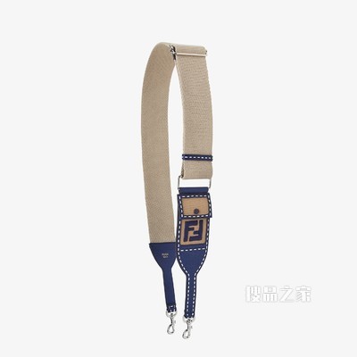 STRAP YOU 米色和蓝色丝带肩带