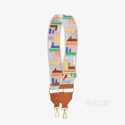 STRAP YOU 米色帆布肩带