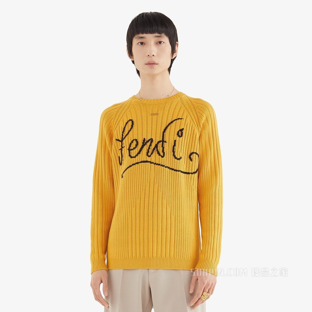 FENDI ROMA项链 金色项链