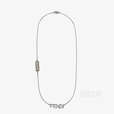 FENDI ROMA项链 钌金色项链