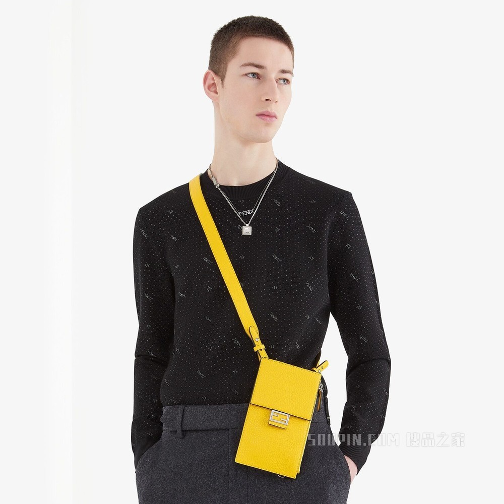 FENDI ROMA项链 钌金色项链