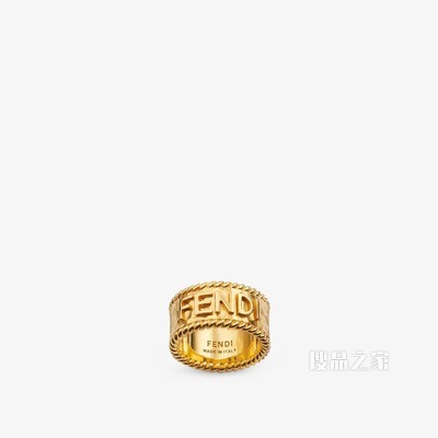 FENDI ROMA戒指 金色戒指