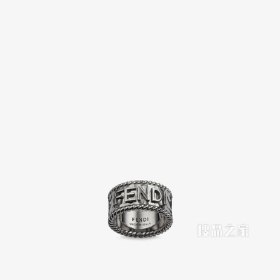 FENDI ROMA戒指 银白色戒指