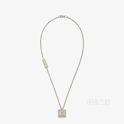 FF扭索项链 银色项链