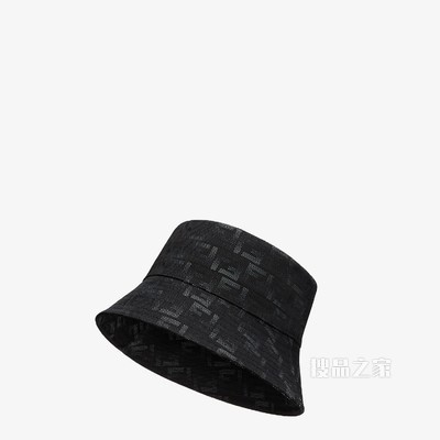 帽子 黑色高科技布料渔夫帽