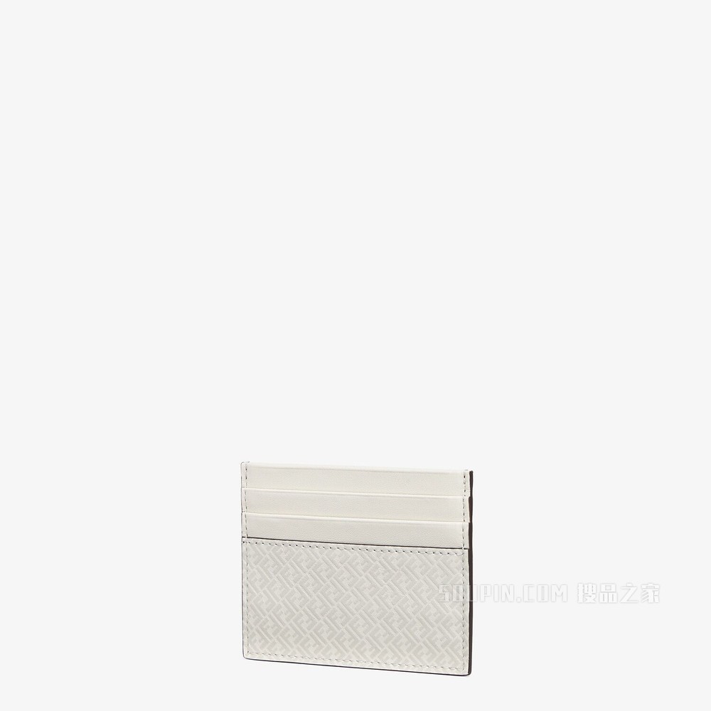 卡夹 白色皮质卡夹