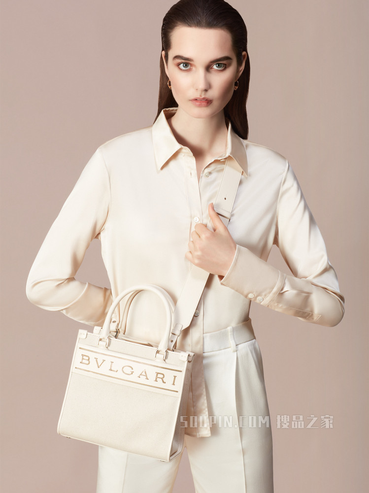 BVLGARI宝格丽品牌标识 托特包