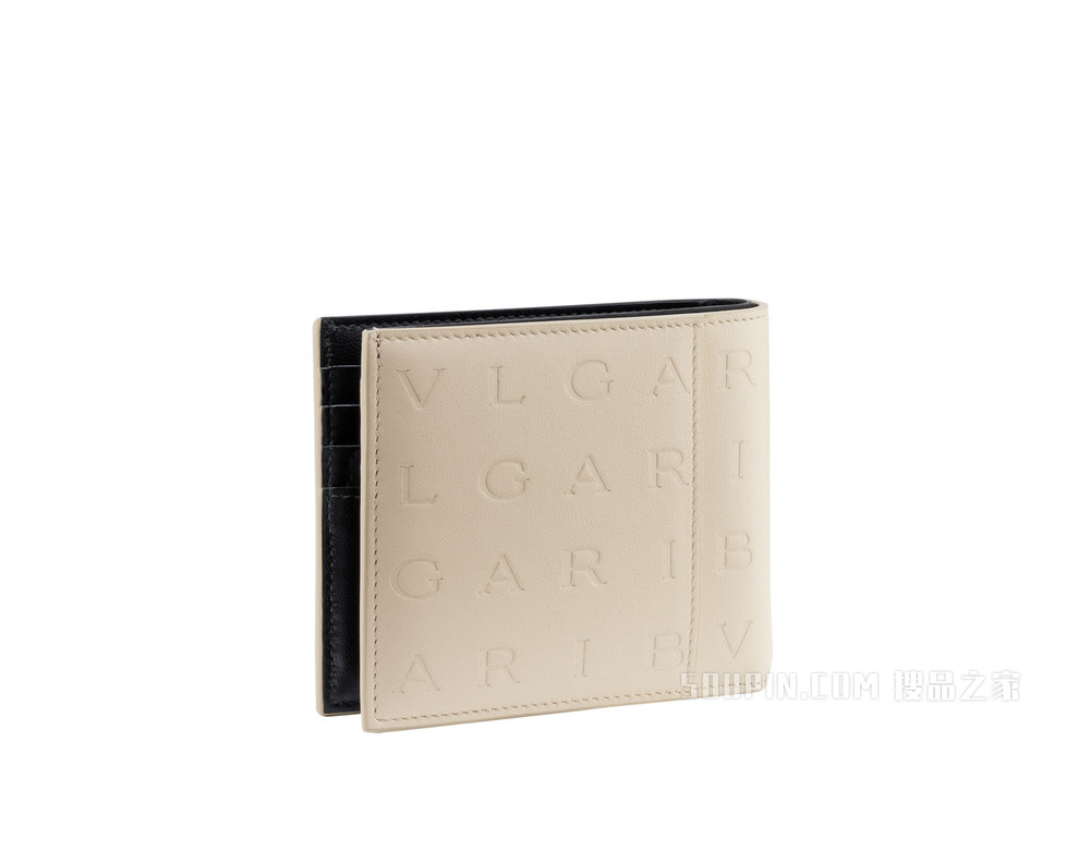 Bvlgari Logo Infinitum 双折钱夹