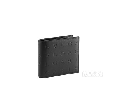 Bvlgari Logo Infinitum 双折钱夹