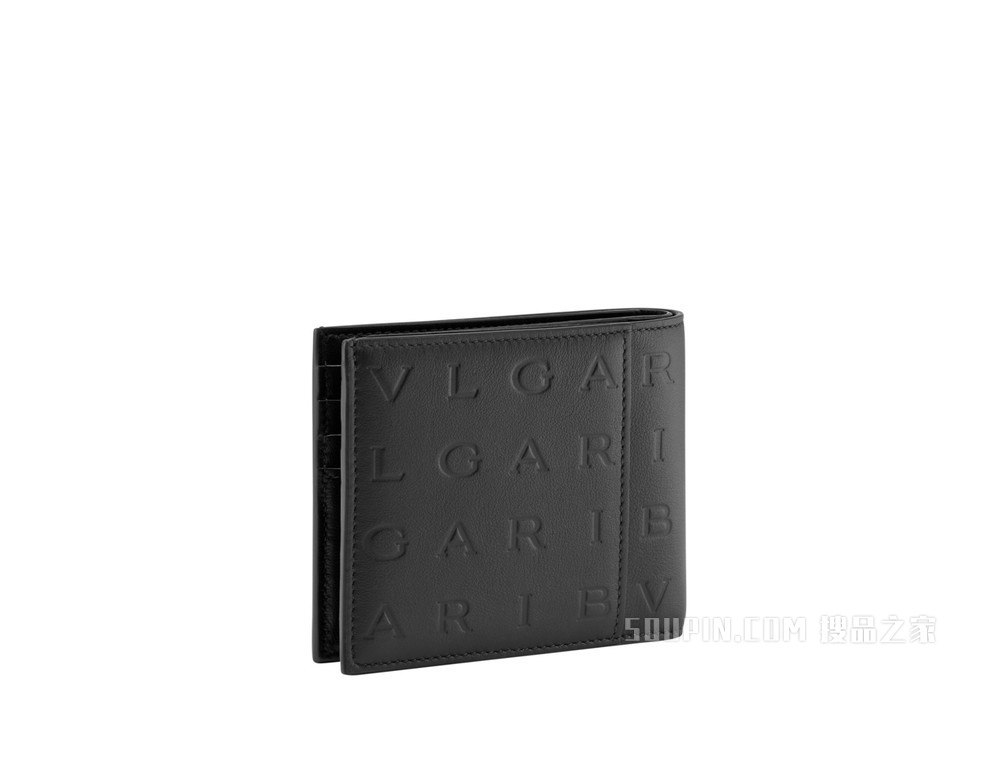 Bvlgari Logo Infinitum 双折钱夹