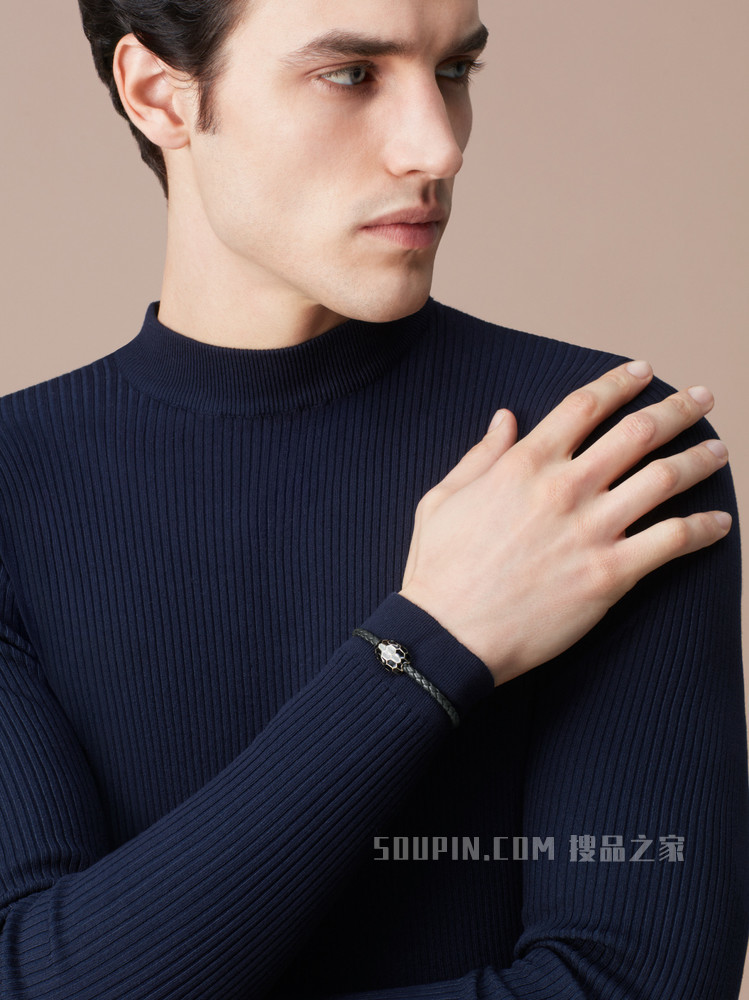 Serpenti Forever 皮革手镯