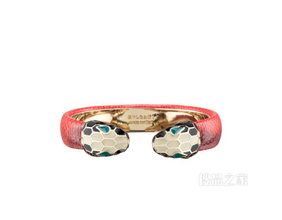 Serpenti Forever 皮革手镯