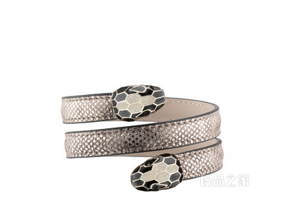 Serpenti Forever 皮革手镯
