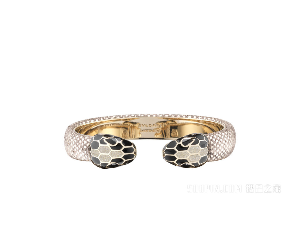 Serpenti Forever 皮革手镯