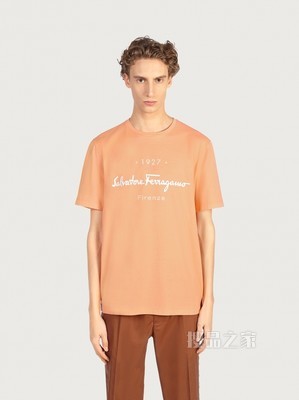 1927印花标识T恤