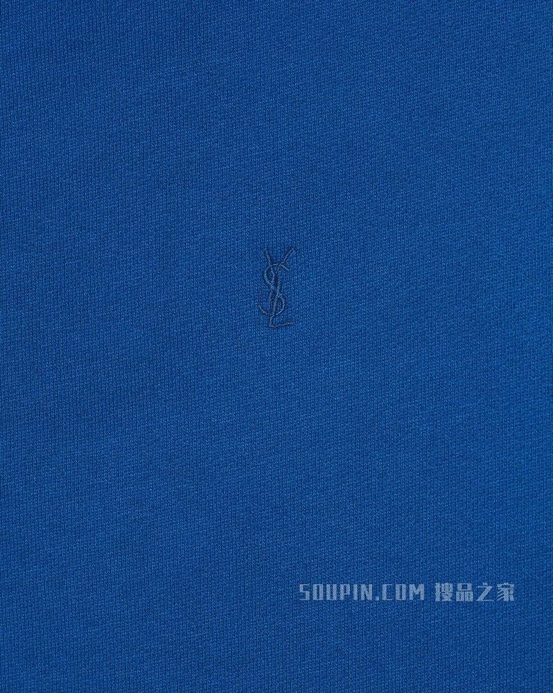 monogram拉链连帽卫衣