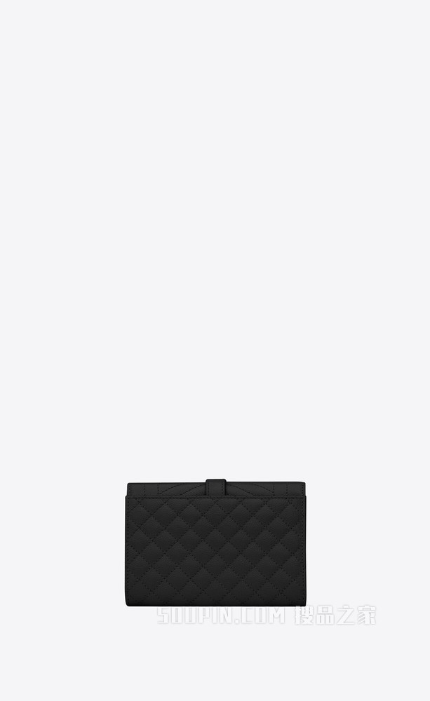 MONOGRAM小号MIX MATELASSÉ粒面压印皮革信封钱包