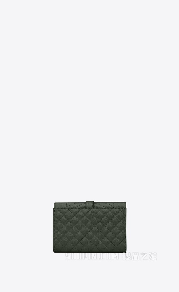 MONOGRAM小号MIX MATELASSÉ粒面压印皮革信封钱包