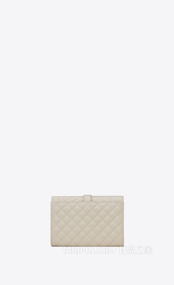 MONOGRAM小号MIX MATELASSÉ粒面压印皮革信封钱包
