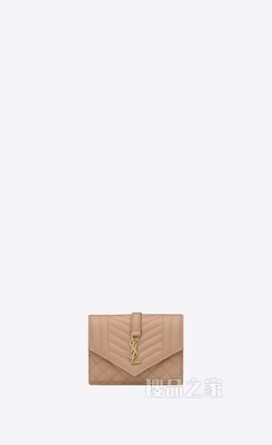 MIX QUILTED粒面皮革Monogram卡包