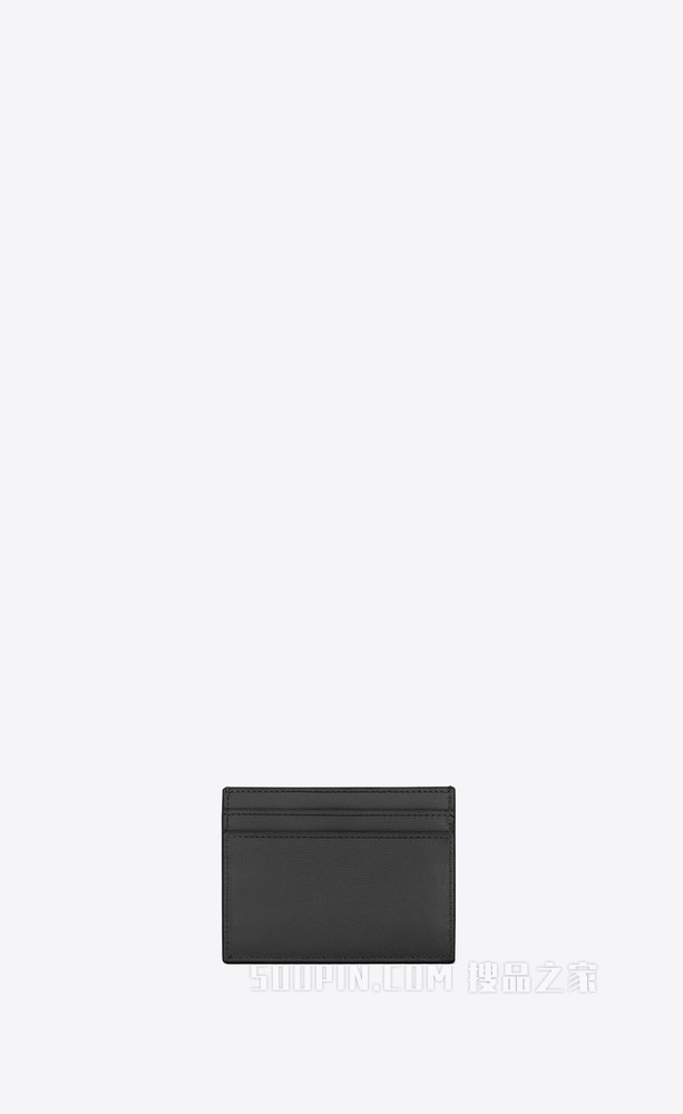 TINY MONOGRAM光滑皮革卡包