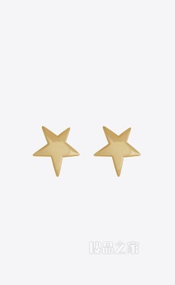 星星金属耳环
