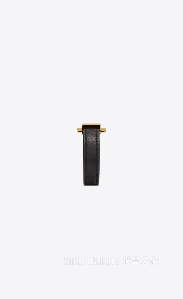 carré 真皮金属手镯