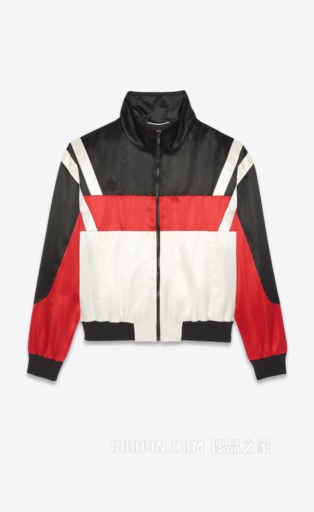 人造丝和桑蚕丝teddy夹克