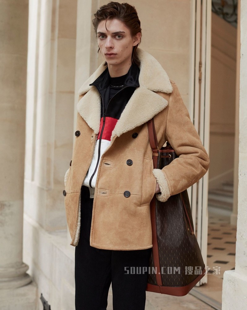 人造丝和桑蚕丝teddy夹克