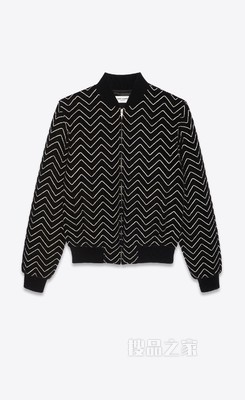 天鹅绒廓形飞行员夹克