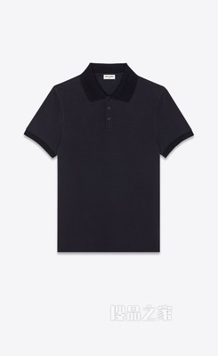 Monogram珠地棉polo衫