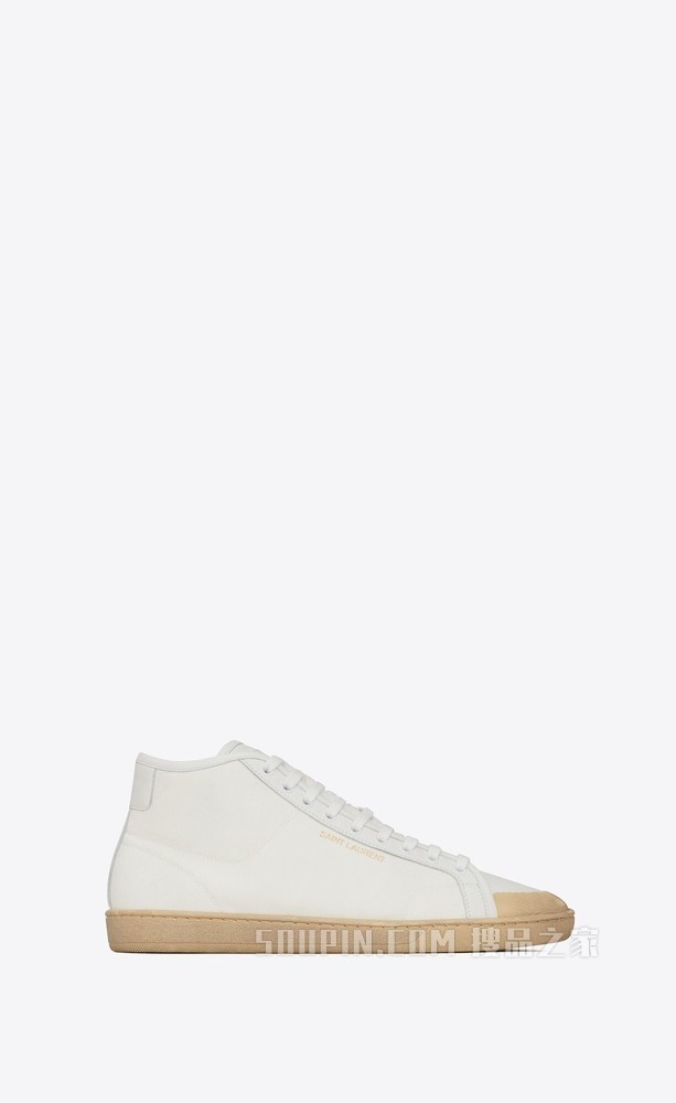 Court Classic SL/39帆布和皮革中帮运动鞋