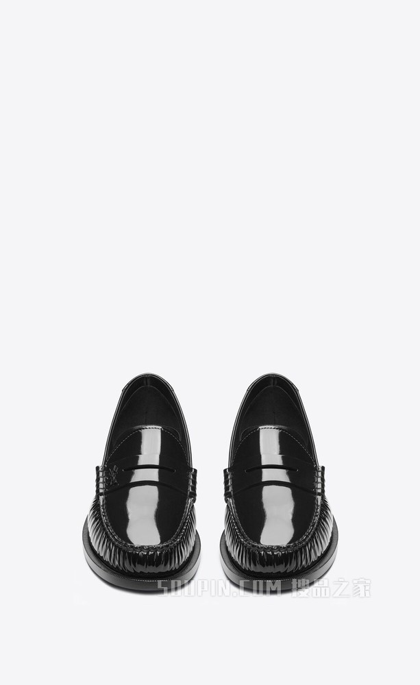 Le Loafer monogram漆皮便士乐福鞋