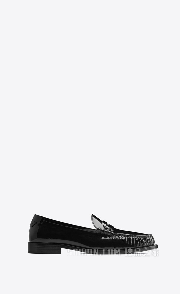 Le Loafer monogram漆皮便士乐福鞋