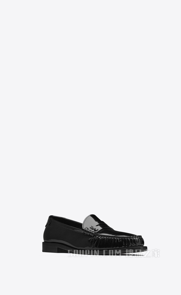 Le Loafer monogram漆皮便士乐福鞋