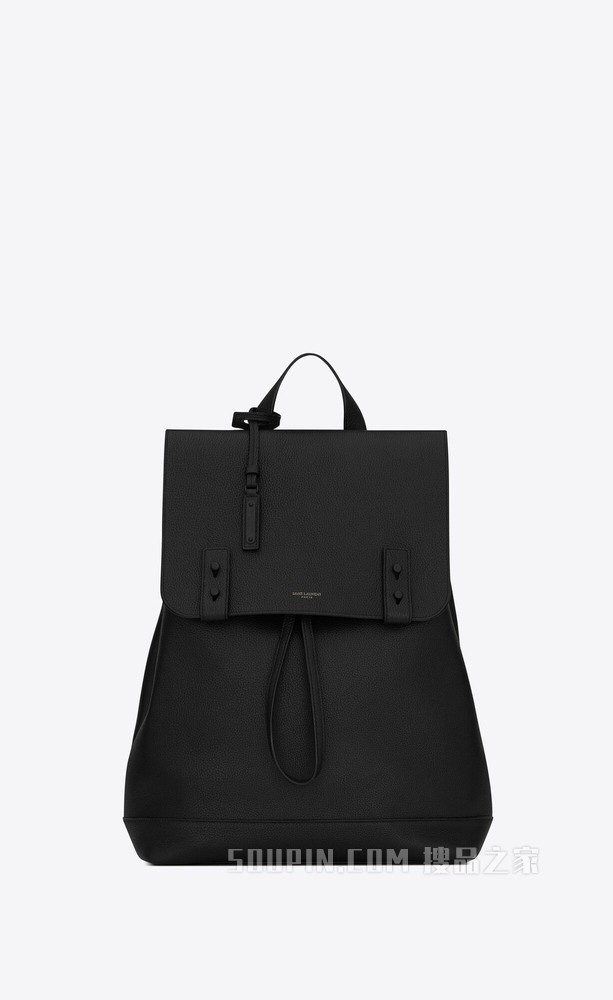 sac de jour粒面皮革双肩包