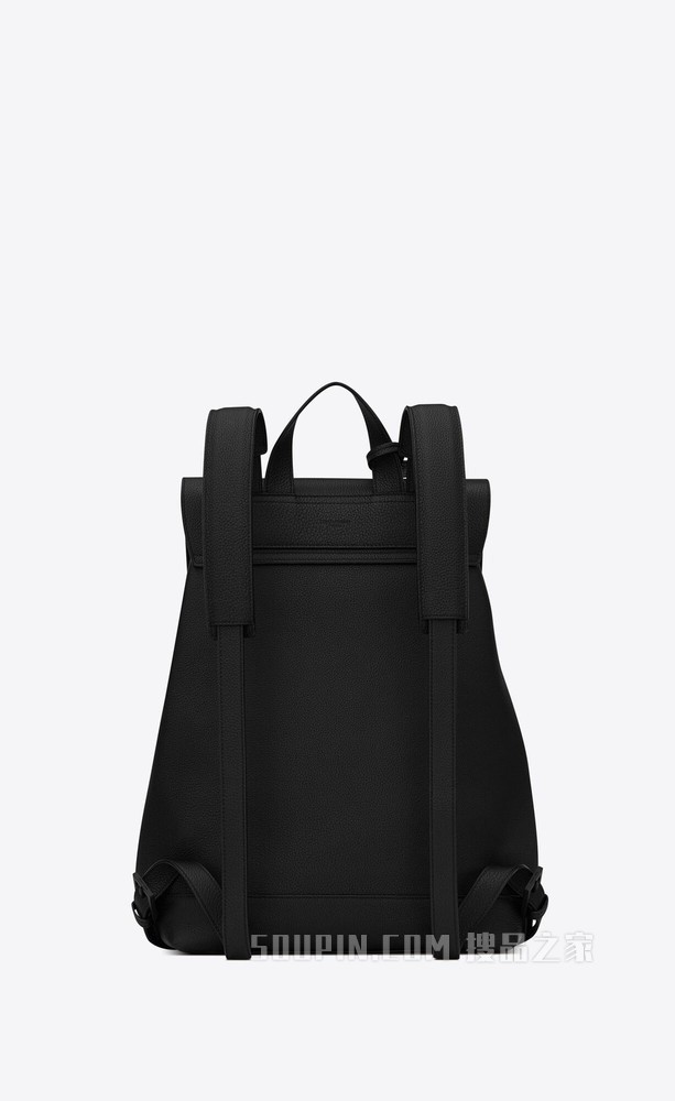sac de jour粒面皮革双肩包