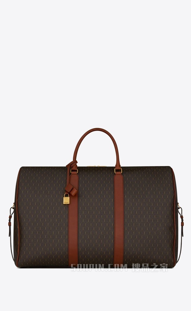 LE MONOGRAMME 72H MONOGRAM涂层帆布和光滑皮革手袋行李包