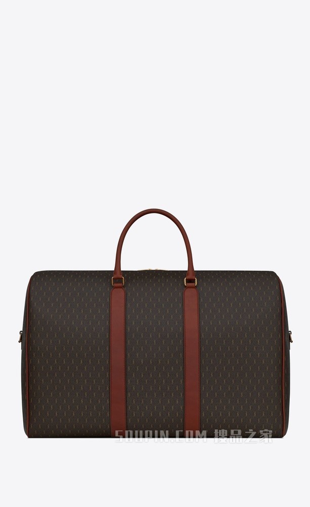 LE MONOGRAMME 72H MONOGRAM涂层帆布和光滑皮革手袋行李包