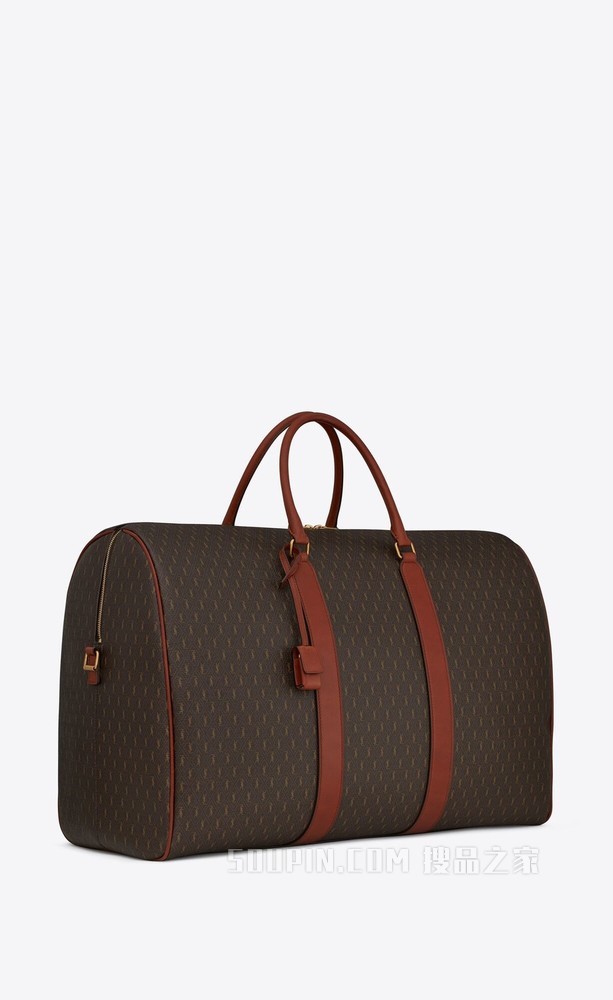 LE MONOGRAMME 72H MONOGRAM涂层帆布和光滑皮革手袋行李包