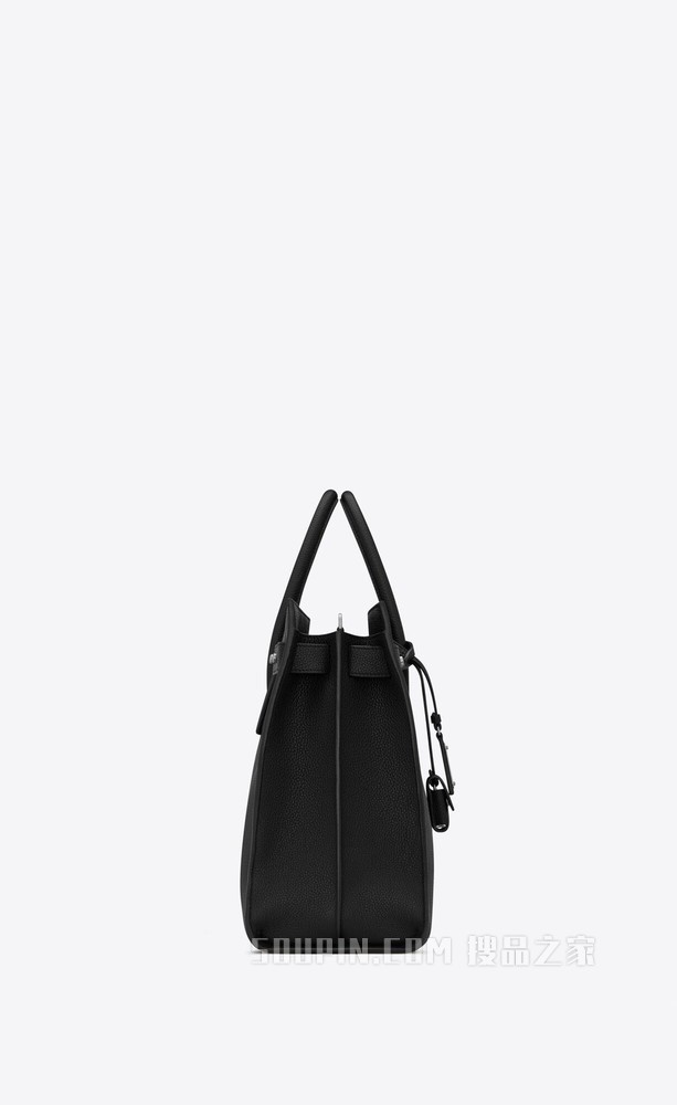 SAC DE JOUR粒面皮革细长型大号手袋