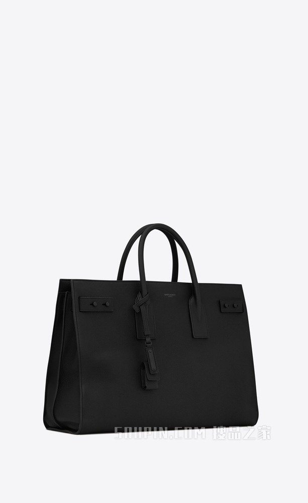sac de jour薄款大号粒面皮革手袋
