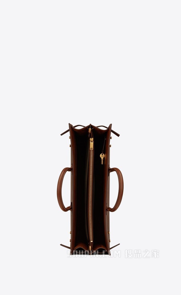 sac de jour薄款大号光滑皮革手袋