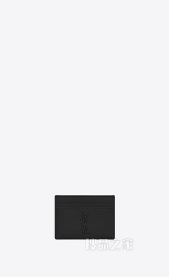 MONOGRAM 粒面压花真皮卡包