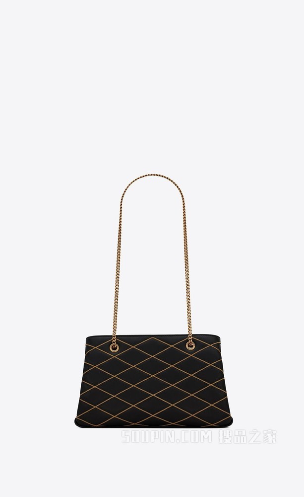MELODY中号绗缝小羊皮链条包