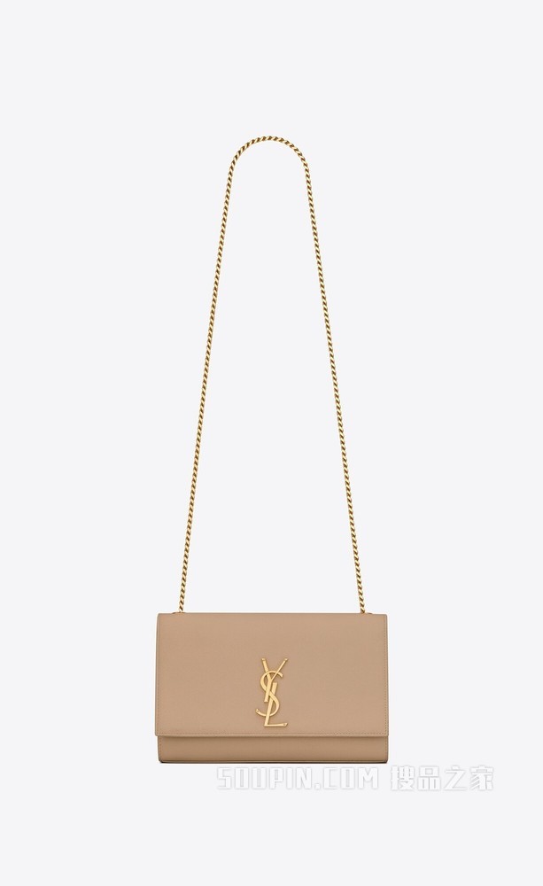 KATE中号粒面压印皮革手袋