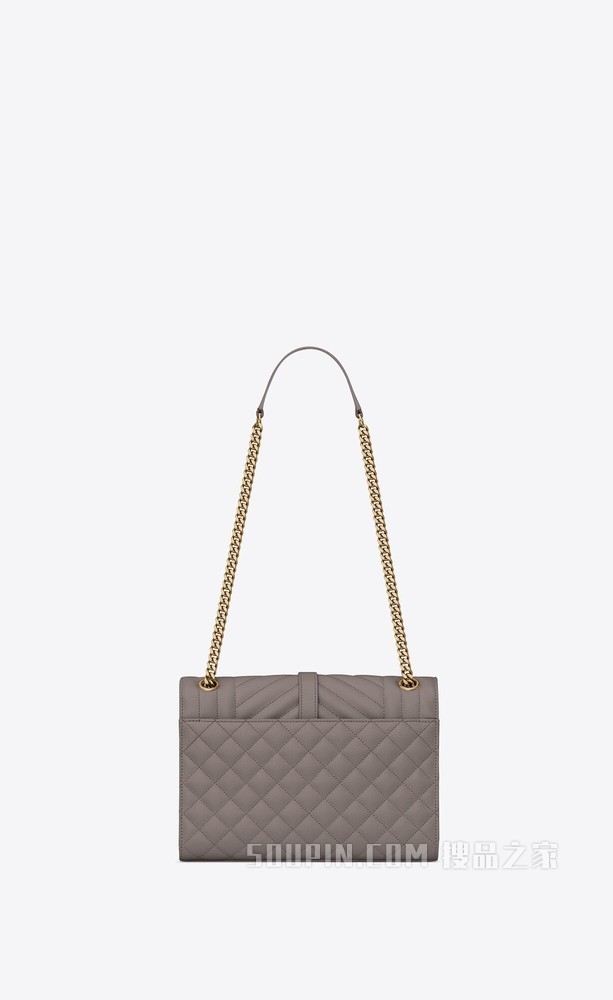 ENVELOPE中号MIX MATELASSÉ粒面压印皮革手袋